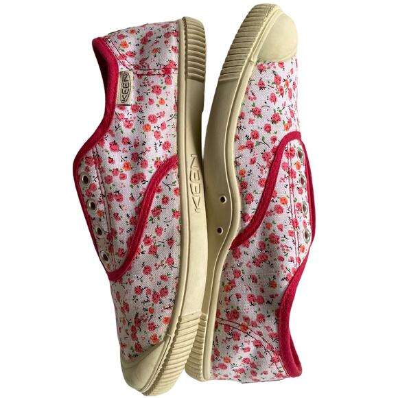 KEEN Slip-On Flower Print Sneaker 5 Vegan Comfy - Picture 9 of 11